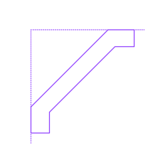 Buildings Mouldings Trim Crown Craftsman Simple Line Art Svg, Free Vectors File